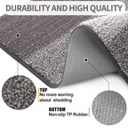 Kitinjoy Indoor Outdoor Door Mat, 47x20 Non-Slip Absorbent Dirt Trapper - Image 3