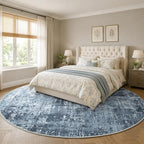4Ft Round Area Rugs for Living Room, Soft Non-Slip Washable Rugs Modern - Image 3