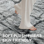 4x6 Ft Shag Rugs for Bedroom Living Room, Tie-Dyed Ultra Soft Fluffy Furry Area - Image 4