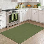IOHOUZE Washable Area Rug 3x5 Non Slip Rubber Backed Woven Rugs - Image 2
