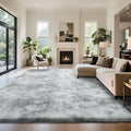yongyangjuxin Fluffy Rug Shag Area Rug, Gradual Grey 10x14 Area Rugs by Yongyangjuxi