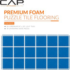 CAP Puzzle Exercise Mats | 3/4” Thick EVA Interlocking Foam Tiles - Image 2