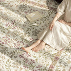 jinchan Zenith Floral 8x10 Area Rug Soft Low-Pile Living Room Rug Machine - Image 4