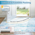 6x9 Area Rugs Washable Rug:Anti-Skid Abstract Modern Living Room Rug Soft Thin - Image 7
