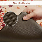 KIMODE Fall Kitchen Mats Cushioned Anti Fatigue 17"x47"+17"x29", Padded Kitchen - Image 6