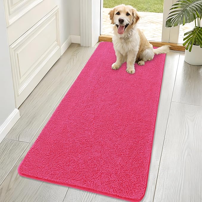 OLANLY Dog Door Mat for Muddy Paws 70x32, Absorbs Moisture and Dirt, Absorbent by OLANLY