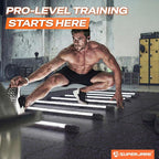 SUPERJARE 0.56'' Thick 12 Pcs 48 Sq Ft Rubber Top Exercise Equipment Mats - Image 2
