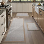 PADOOR Non Slip Kitchen Rugs Sets of 3 by PADOOR