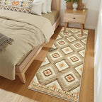 BESTSWEETIE Area Rug 2x10 Rug Machine Washable Non-Slip Low Pile Print Pattern - Image 7
