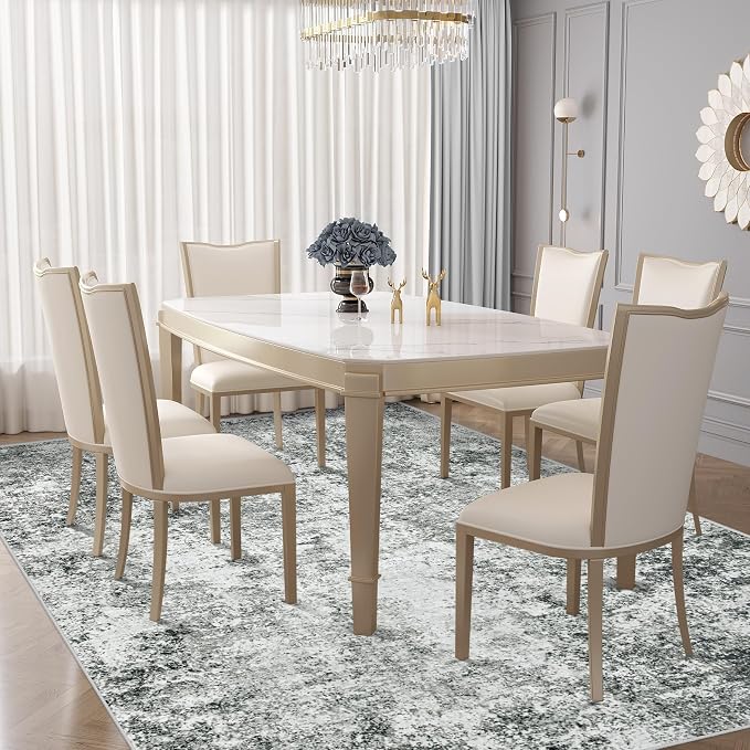 XLUEZ 6x9 Area Rugs for Living Room, Washable Modern Abstract Large Area Rug - Image 5