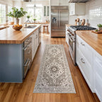 Washable Oriental Hallway Runner Rug - Image 2