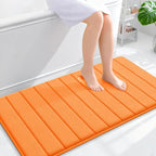 OLANLY Memory Foam Bath Mat 44x24, Super Soft Absorbent Bathroom Rugs, Quick Dry by OLANLY