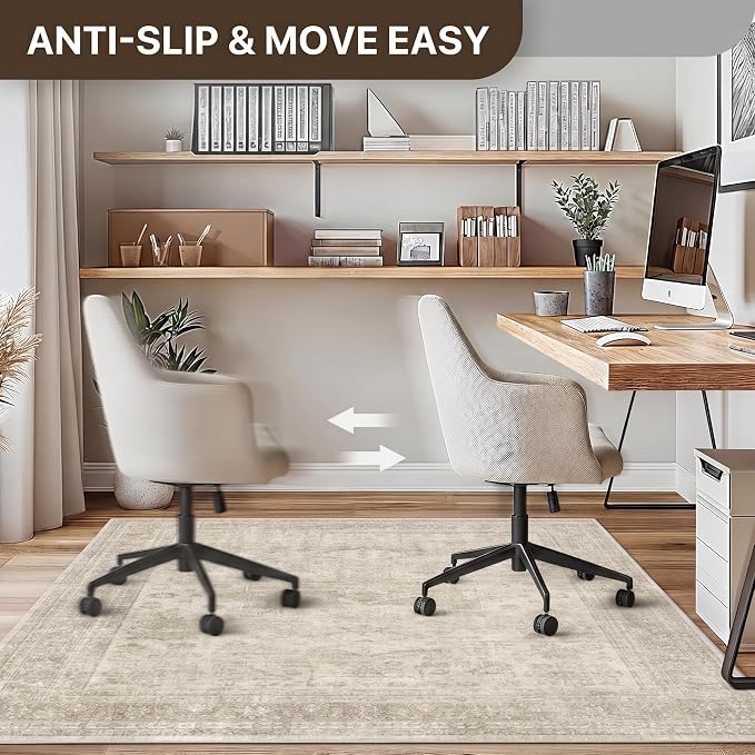 48"x72" Office Chair Mat for Hardwood Tile Floor, Under Desk Carpet Protector - Image 4