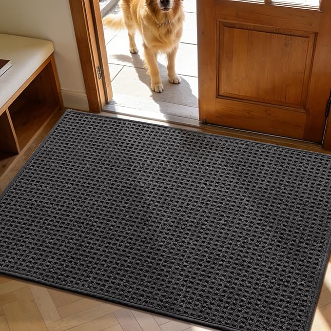 YIHOUSE Indoor Door Mat 32" x 47", Non-Slip Washable Entryway Mat, Dirt Trapper by YIHOUSE