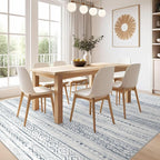 Nakagishi 9x12 Area Rugs Living Room: Washable Boho Large Neutral Soft - Image 4