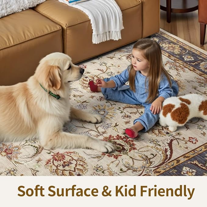 5x7 Ft Machine Washable Area Rugs - Image 4