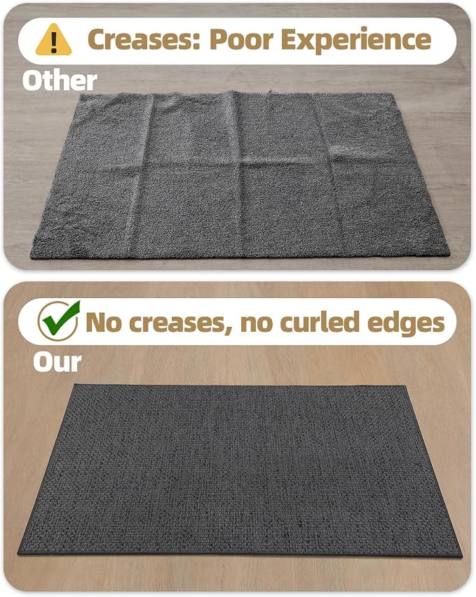 Color&Geometry Ultra-Thin Indoor Door Mat, Washable Doormat - Image 5