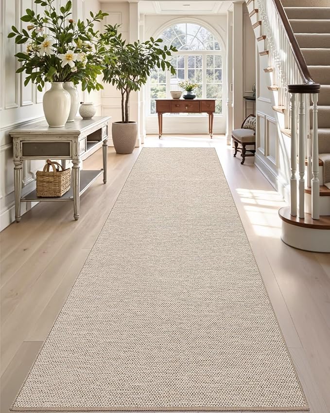 DEXI Hallway Runner Rug 2'4"x10', Non Slip Rubber Backed Runners Carpet by DEXI