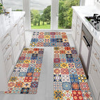 Sofort Kitchen Rugs Sets of 3, Boho Kitchen Mats by Unknown