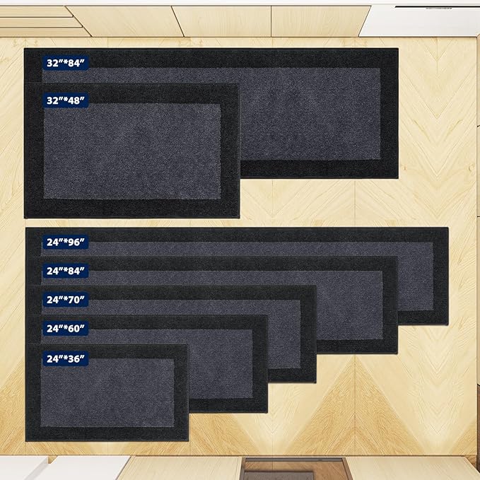 Machine Washable Kitchen Rugs Set of 2, Non Slip Kitchen Mats - Image 5