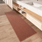 Upgraded Waffle Runner Rug Super Absorbent Non Slip Bath Mats by AMOAMI
