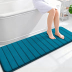 OLANLY Memory Foam Long Bathroom Rugs Runner 59x20, Super Soft Absorbent Bath by OLANLY