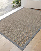 DEXI Ultra Thin Entryway Indoor Door Mat 17x30, Non Slip Rubber Backing Inside by DEXI