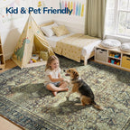 Lessymo 5x7 Washable Area Rug - Image 3