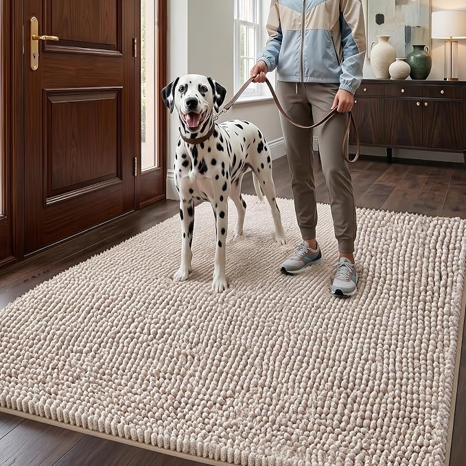 EHEYCIGA Super Absorbent Dog Door Mat by EHEYCIGA