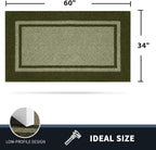 PURRUGS Dirt Trapping Door Mat 34" x 60", Non-Slip Machine Washable Entryway Rug - Image 2