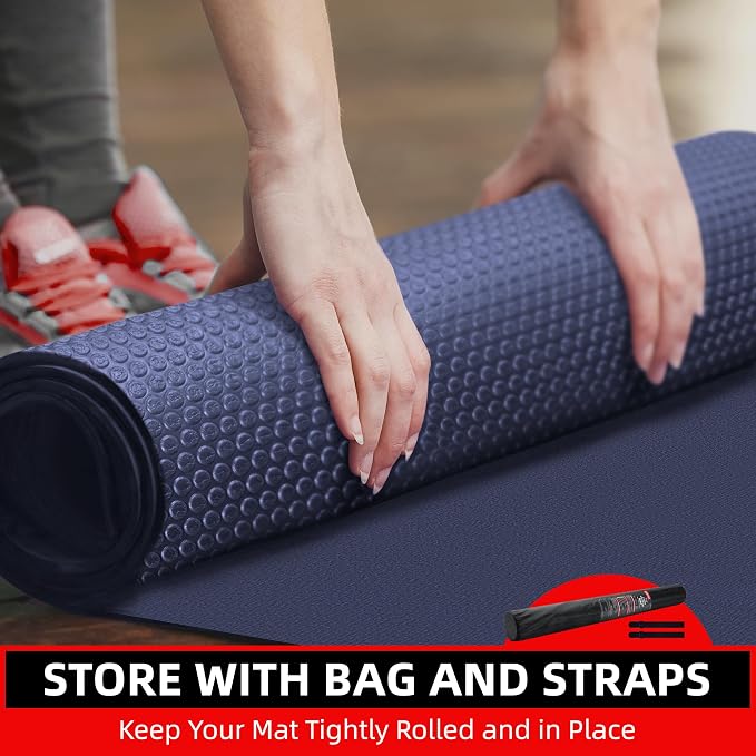 GymCope Large Exercise Mat for Home Workout, - Image 8