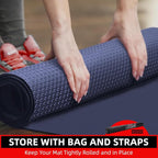 GymCope Large Exercise Mat for Home Workout, - Image 8