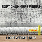 2'6''x8' Runner Rugs Washable Rug: Modern Abstract Hallway Runner Rug Indoor - Image 6