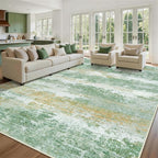 10x14 Area Rugs for Living Room Rug Washable: Abstract Large Rug Indoor Modern - Image 3