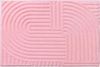Pauwer Pink Area Rug for Girls Bedroom 2x3 Soft Fluffy Non Slip Machine - Image 9