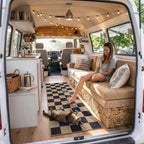 Lahome Colette Checkered Easy Jute Runner Rug, 2x6 Kitchen Runner Rug Non Slip - Image 6