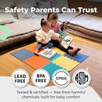 MioTetto Baby Play Mat, Comfortable Playtime Mat – Portable Foam Floor Tiles - Image 5