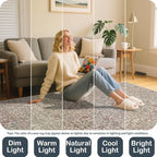 Area Rug for Living Room, 10x12 Large Washable Rugs for Dining Room, Non Slip - Image 5