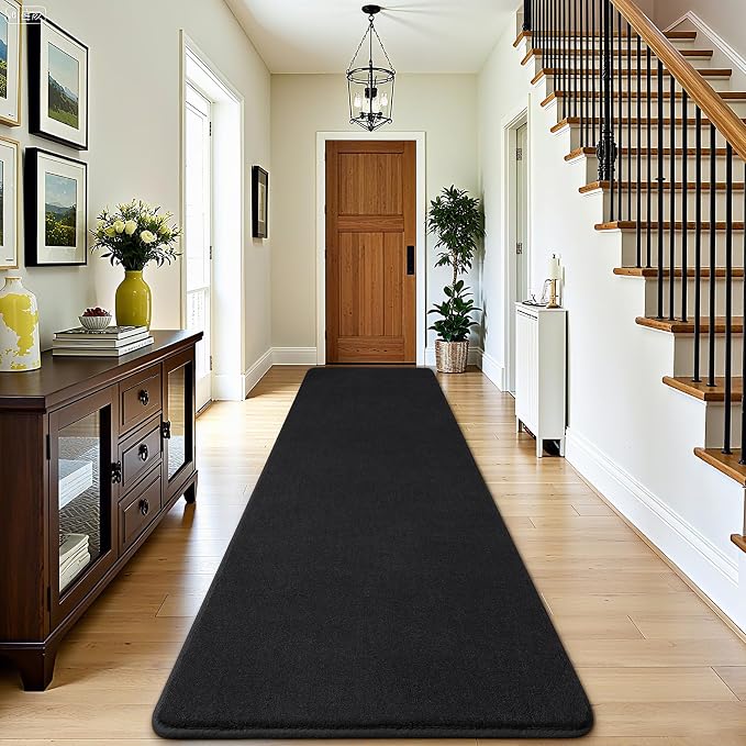 Amearea Modern Soft Hallway Runner Rug, 3x10 Feet Washable Long Runner Rugs by AmeareaDirect