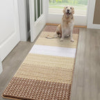 Kitinjoy Indoor Outdoor Door Mat, 59x20 Non-Slip Absorbent Dirt Trapper by Kitinjoy