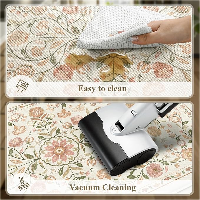 KIMODE Cushioned Kitchen Floor Mats Cushioned Anti Fatigue, Farmhouse Boho - Image 4