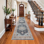 Washable Oriental Hallway Runner Rug by TOPRUUG