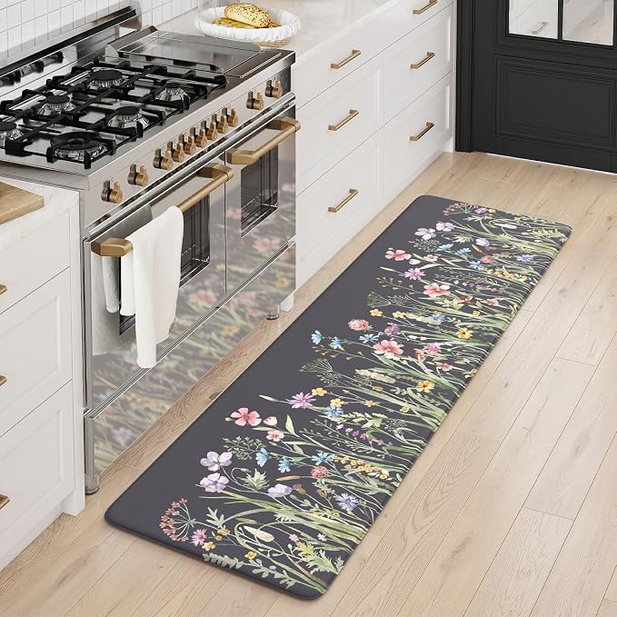 KIMODE Anti Fatigue Floor Mat, Cushioned Farmhouse Runner Rug, Non Slip - Image 8