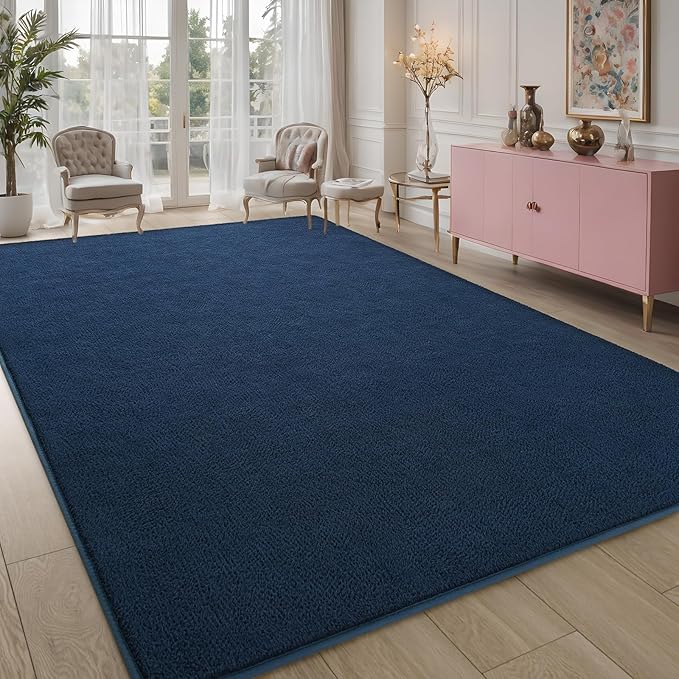 Pettop 4x6 ft Navy Blue Area Rugs - Image 7