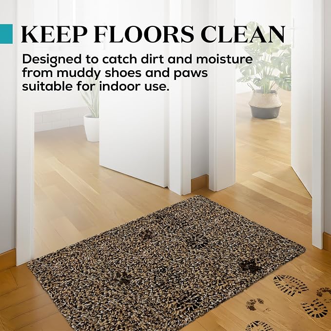 Premium Microfiber Indoor Door Mat – 32"x48" Washable Entry Mat, Waterproof - Image 3