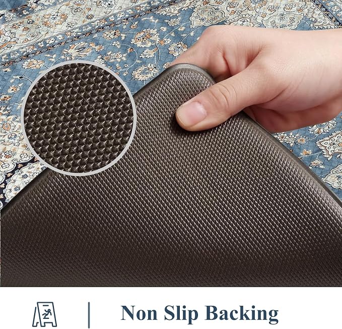 Collive Kitchen Rugs Anti Fatigue, Cushioned Kitchen Floor Mats Waterproof - Image 4