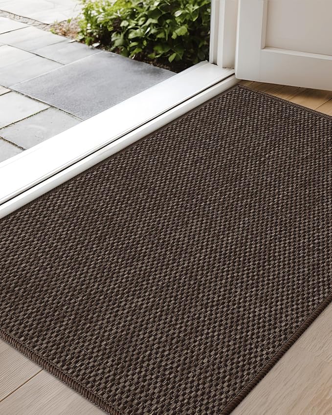 Color&Geometry Ultra-Thin Indoor Door Mat, Washable Doormat by COLORG