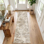 2x6 Rug for Entryway Hallway-No Slip Soft Carpets Modern Abstract Indoor Floor - Image 7