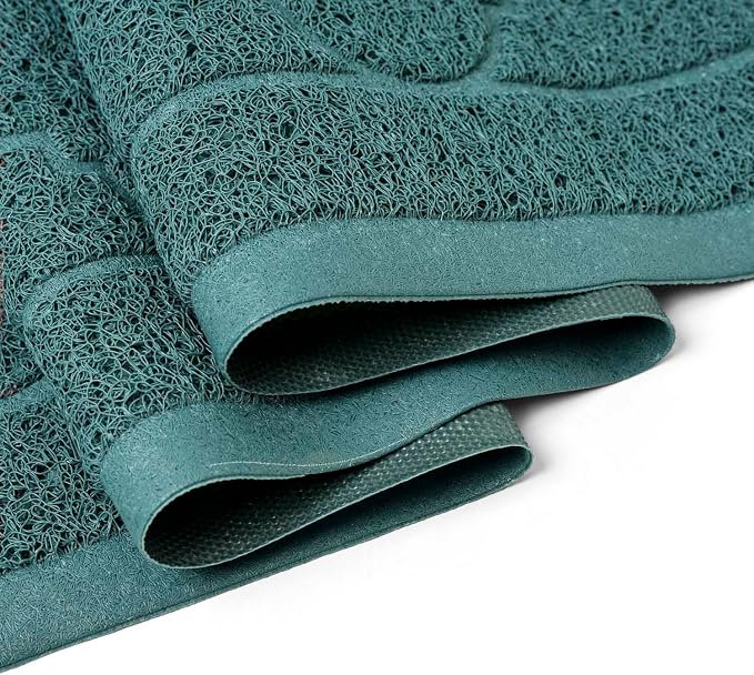 WePet Cat Litter Box Mat, Kitty Premium PVC Pad, Durable Trapping Rug, - Image 3