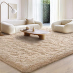 BENRON Soft Fluffy Rugs for Living Room 8 x 10 Light Tan, Extra Large Area Rug - Image 2